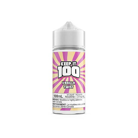 Keep it 100 Freebase - Vanilla Twist (100mL) | Vape Cloud Canada