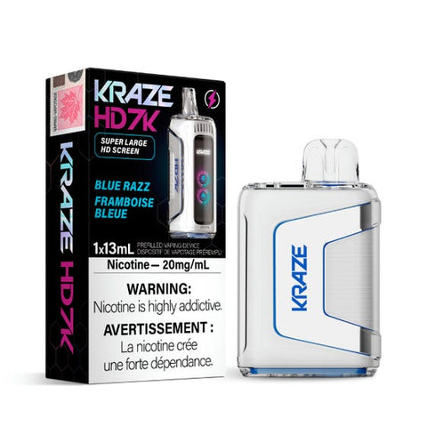 Kraze HD 7k - Blue Razz | Vape Cloud Canada