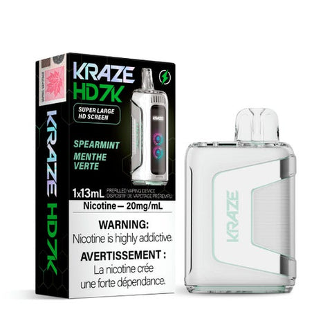 Kraze HD 7k - Spearmint | Vape Cloud Canada