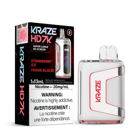 Kraze HD 7k - Strawberry Ice | Vape Cloud Canada