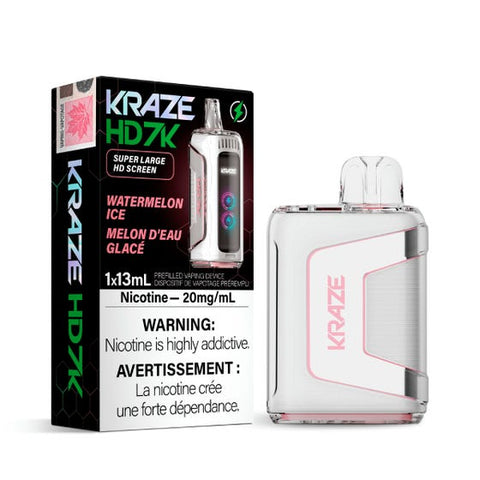 Kraze HD 7k - Watermelon Ice | Vape Cloud Canada