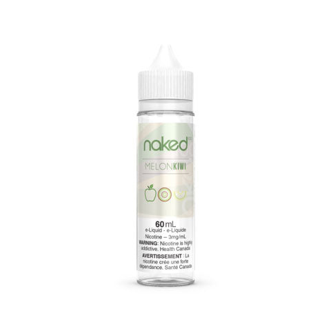 Naked 100 Freebase - Melon Kiwi (Green Blast) (60mL) | Vape Cloud Canada