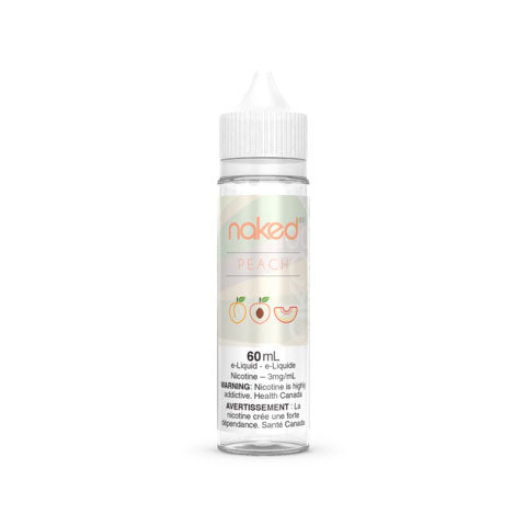 Naked 100 Freebase - Peach (60mL) | Vape Cloud Canada