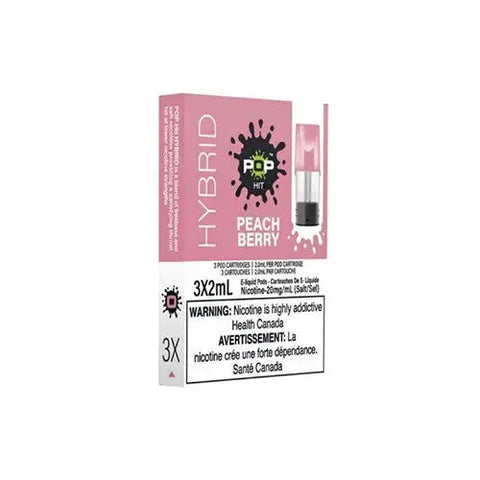 Pop Pods Hybrid - Peach Berry | Vape Cloud Canada Smoke Arsenal