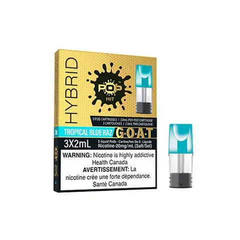Pop Pods Hybrid - Tropical Blue Razz | Vape Cloud Canada Smoke Arsenal