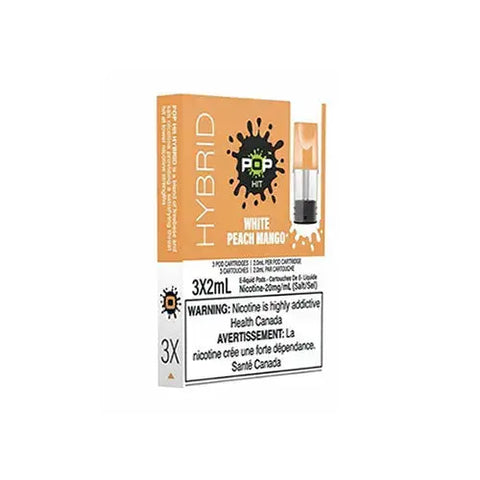 Pop Pods Hybrid - White Peach Mango | Vape Cloud Canada Smoke Arsenal