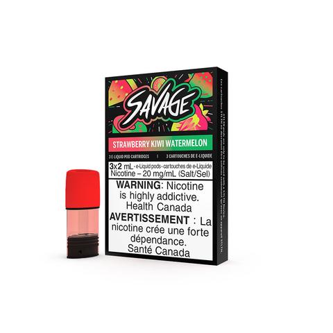 STLTH Pods - Savage - Strawberry Kiwi Watermelon | Vape Cloud Canada