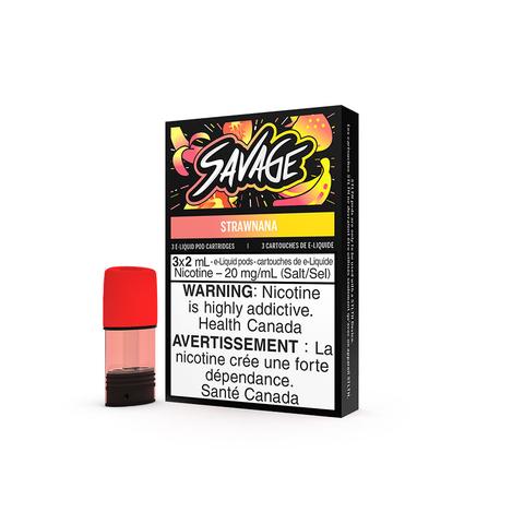 STLTH Pods - Savage - Strawnana | Vape Cloud Canada