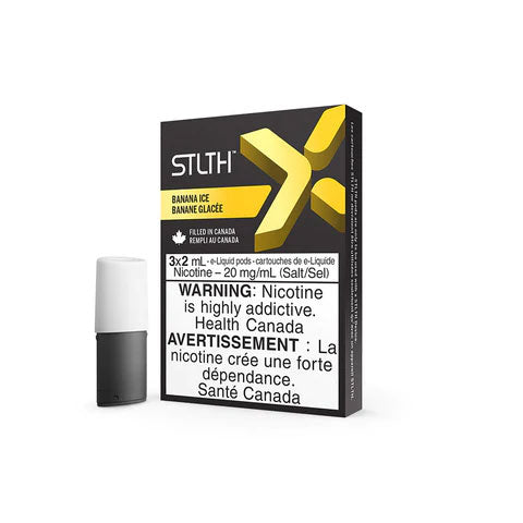 STLTH Pods X - Banana Ice | Vape Cloud Canada