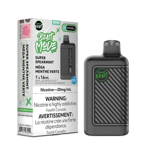 Flavour Beast - Beast Mode 8k - Super Spearmint Iced | Vape Cloud Canada