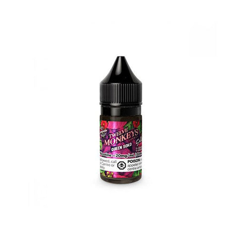 Twelve Monkeys Nic Salt - Queen Soko (30mL) | Vape Cloud Canada