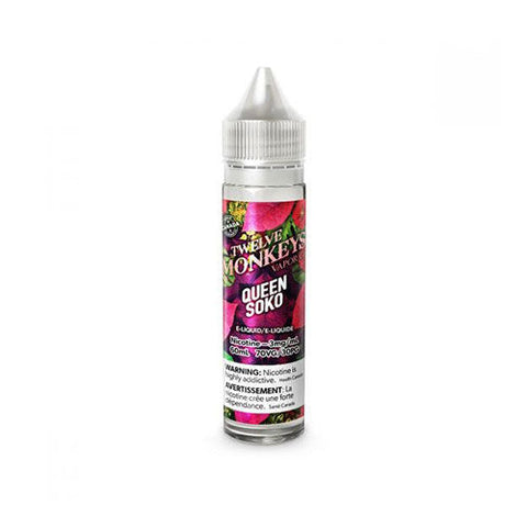 Twelve Monkeys Freebase - Queen Soko (60mL) | Vape Cloud Canada