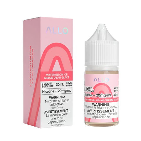 Allo Nic Salt - Watermelon Iced (30mL) | Vape Cloud Canada