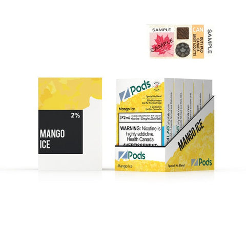 Z Pods - Mango Ice | Vape Cloud Canada